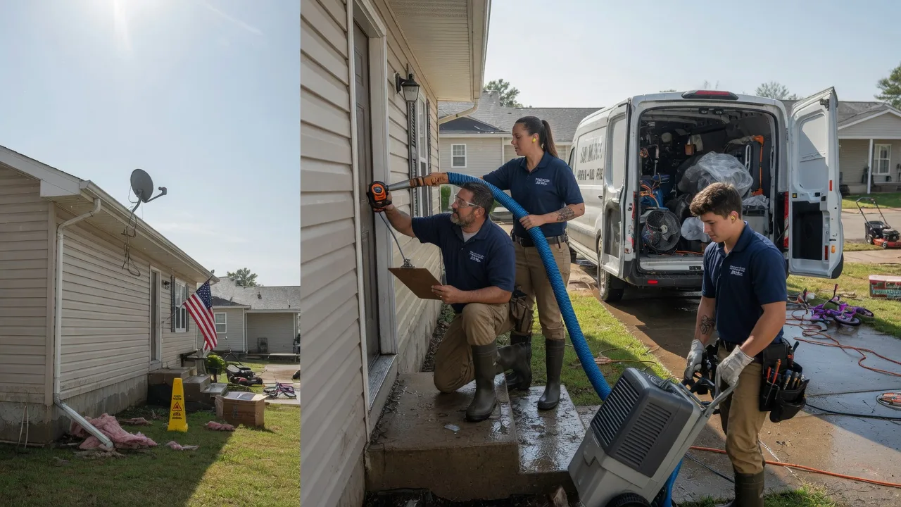 Ceiling Water Damage Restoration in Donaldson, MN near me